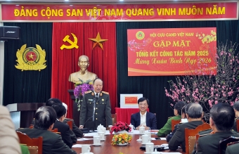 Bí thư Thành ủy Hà Nội Nguyễn Duy Ngọc thăm và chúc Tết Hội Cựu CAND Việt Nam