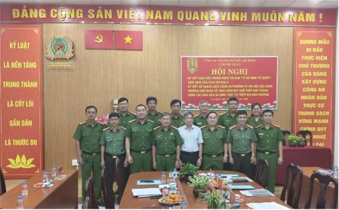 TP.HCM: Thắt chặt phối hợp giữa Công an và Hội Cựu CAND phường Chợ Quán trong bảo đảm an ninh, trật tự