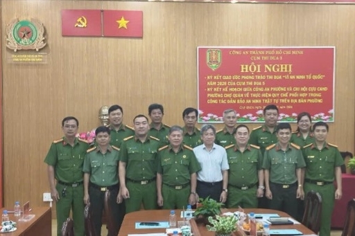 TP.HCM: Thắt chặt phối hợp giữa Công an và Hội Cựu CAND phường Chợ Quán trong bảo đảm an ninh, trật tự