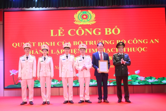 Bộ Công an công bố thành lập Viện Tim mạch Bệnh viện 19-8