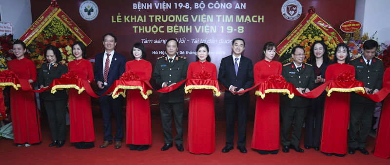 Bộ Công an công bố thành lập Viện Tim mạch Bệnh viện 19-8 -0