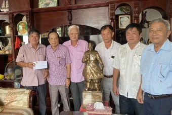 Cần Thơ: Chi hội Cựu CAND phường Cái Khế thăm và chúc Tết các hội viên lão thành