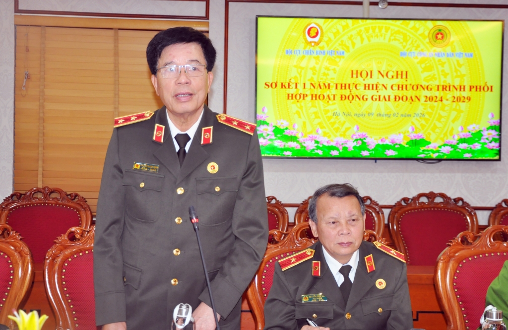 Quyết tâm đưa công tác phối hợp giữa Hội CCB và Hội Cựu CAND Việt Nam đi vào chiều sâu, thực chất