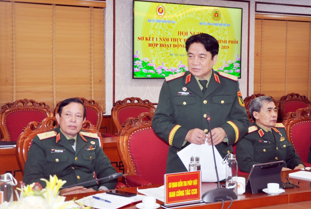 Quyết tâm đưa công tác phối hợp giữa Hội CCB và Hội Cựu CAND Việt Nam đi vào chiều sâu, thực chất