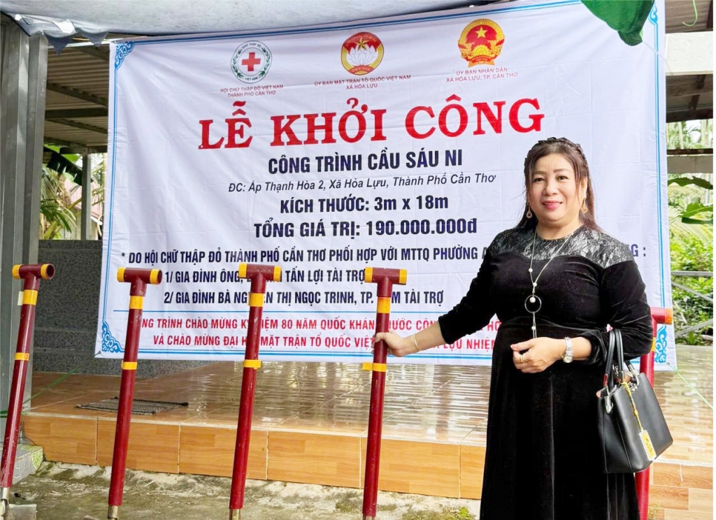 Tấm lòng vàng Nguyễn Thị Ngọc Trinh đồng hành cùng Hội Cựu CAND TP.HCM