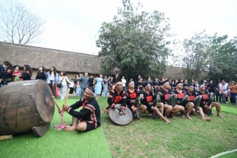 Trải nghiệm văn hoá độc đáo đầu xuân của đồng bào Tây Nguyên tại Thủ đô Hà Nội