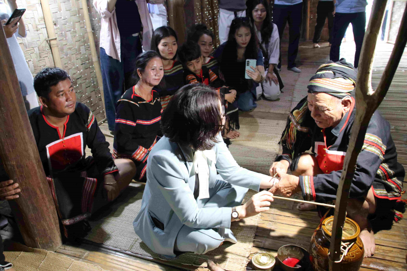 Trải nghiệm văn hoá độc đáo đầu xuân của đồng bào Tây Nguyên tại Thủ đô Hà Nội -0