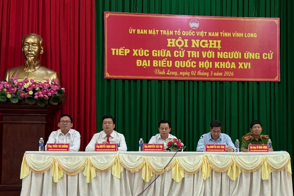 Anh hùng LLVT Nhân dân, Thiếu tướng Vũ Hùng Vương ứng cử viên đại biểu Quốc hội khóa XVI tiếp xúc cử tri