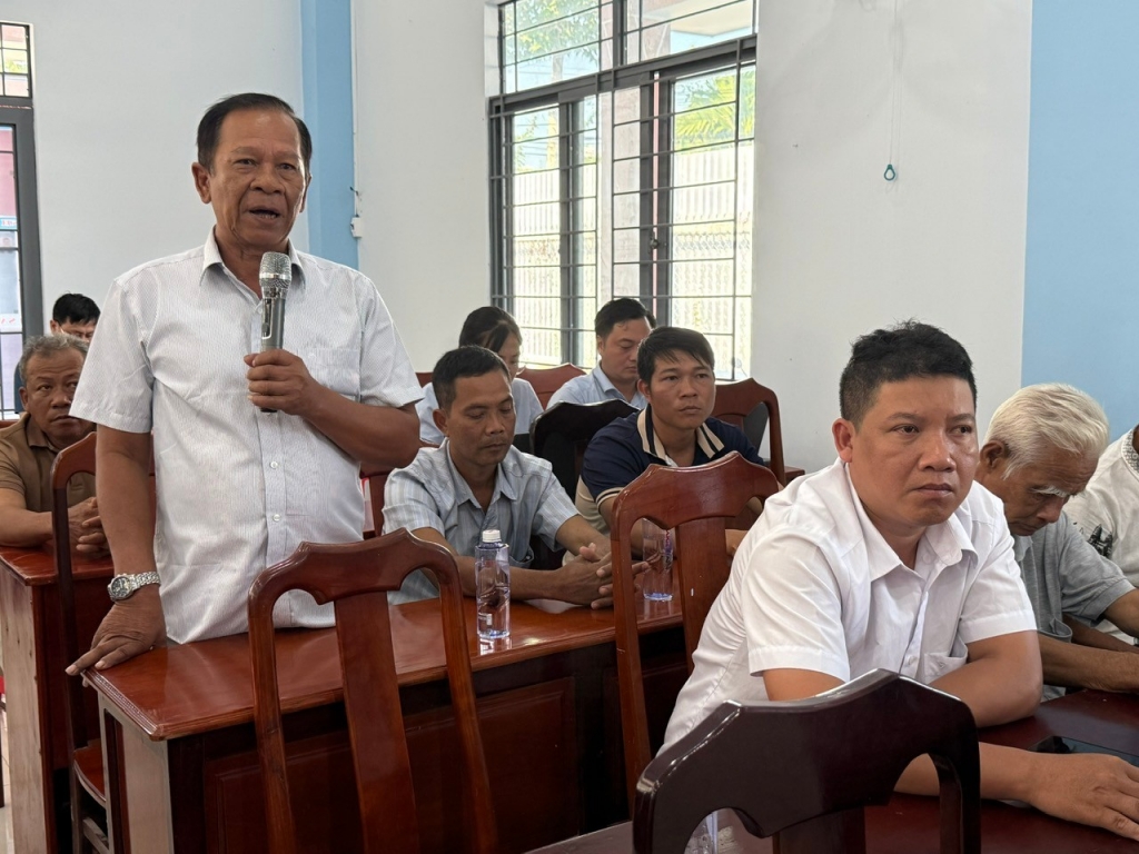 Anh hùng LLVT Nhân dân, Thiếu tướng Vũ Hùng Vương ứng cử viên đại biểu Quốc hội khóa XVI tiếp xúc cử tri