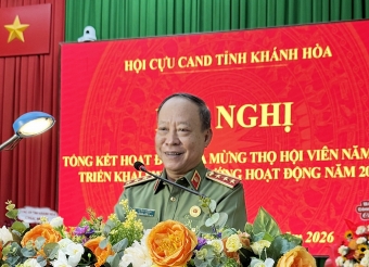 Hội Cựu CAND tỉnh Khánh Hòa: Khẳng định bản lĩnh và tình nghĩa trong giai đoạn lịch sử mới
