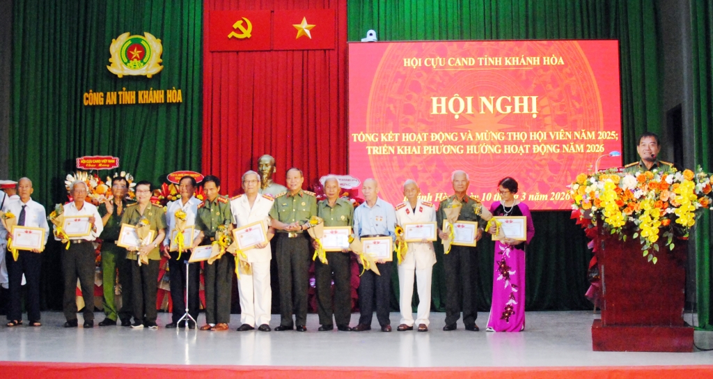 Hội Cựu CAND tỉnh Khánh Hòa: Khẳng định bản lĩnh và tình nghĩa trong giai đoạn lịch sử mới