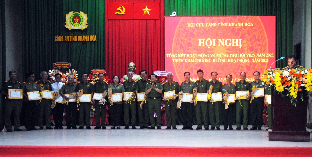 Hội Cựu CAND tỉnh Khánh Hòa: Khẳng định bản lĩnh và tình nghĩa trong giai đoạn lịch sử mới