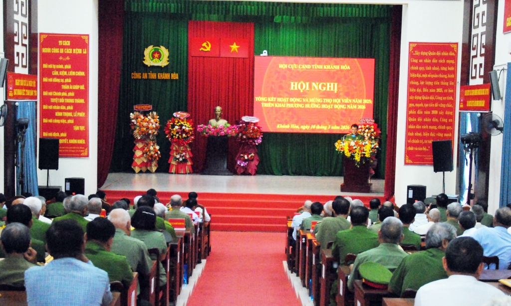 Hội Cựu CAND tỉnh Khánh Hòa: Khẳng định bản lĩnh và tình nghĩa trong giai đoạn lịch sử mới