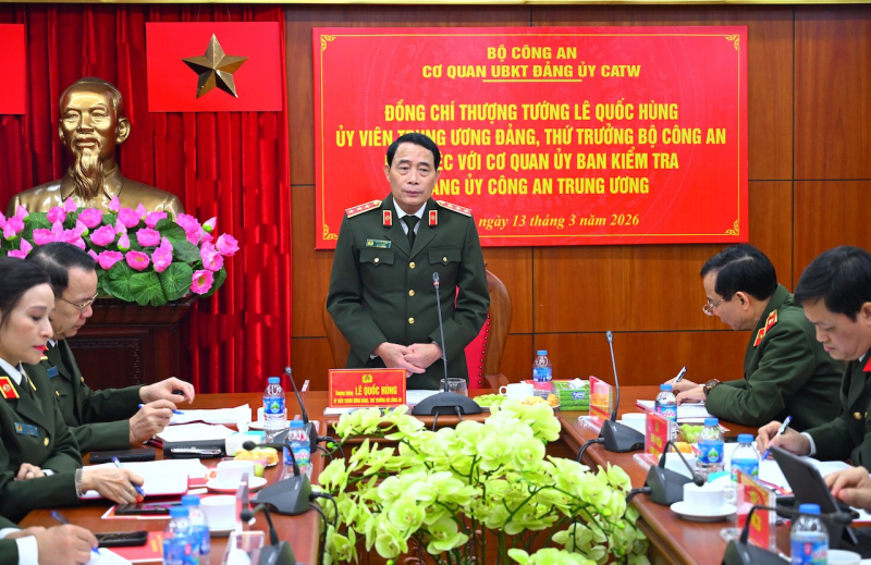 Cơ quan Ủy ban kiểm tra Đảng ủy Công an Trung ương phải gương mẫu đi đầu trong tất cả các mặt công tác -3