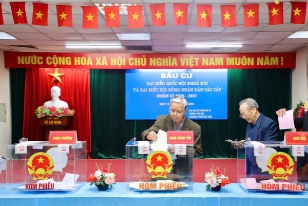 Tỉ lệ cử tri cả nước đi bầu cử đạt trên 99%