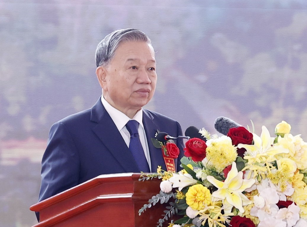 Tổng Bí thư và Thủ tướng dự Lễ khởi công, động thổ đồng loạt các trường nội trú liên cấp biên giới - Ảnh 7.