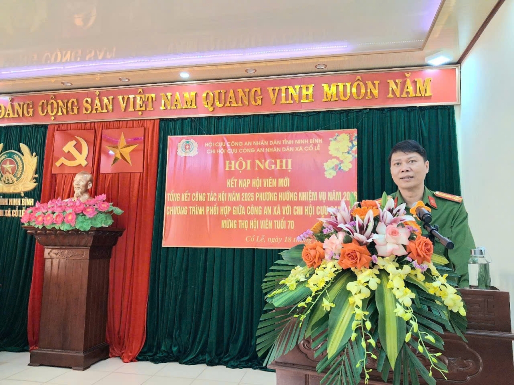Ninh Bình: Chi hội Cựu CAND xã và Công an xã Cổ Lễ ký kết Chương trình phối hợp trong công tác bảo đảm an ninh, trật tự
