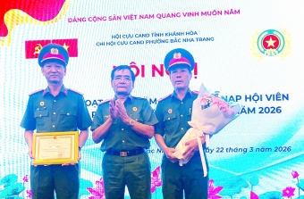 Khánh Hòa: Chi hội Cựu CAND phường Bắc Nha Trang tổng kết công tác năm 2025 và kết nạp hội viên mới