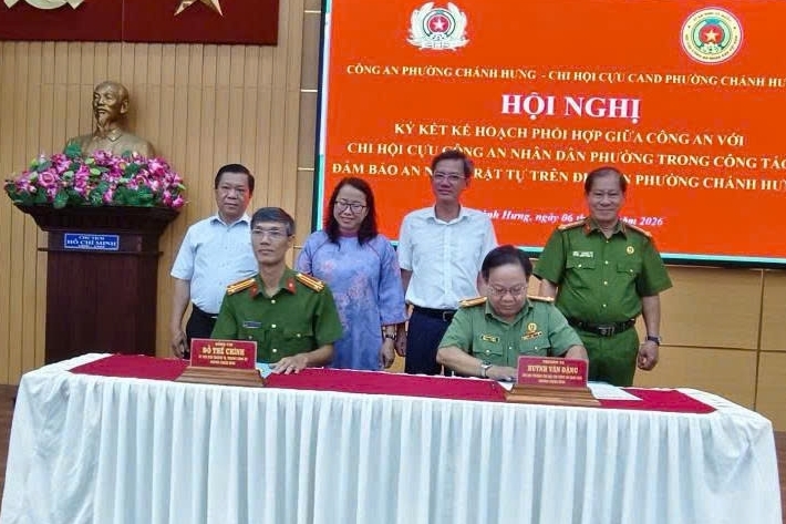 TP.HCM: Cụm thi đua số 6 Hội Cựu CAND ký kết giao ước thi đua năm 2026