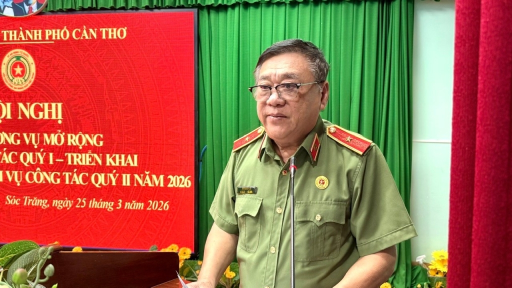 Hội Cựu CAND TP. Cần Thơ sơ kết hoạt động quý I và triển khai phương hướng quý II/2026