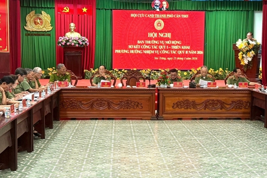 Hội Cựu CAND TP. Cần Thơ sơ kết hoạt động quý I và triển khai phương hướng quý II/2026