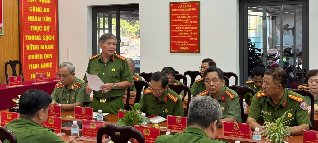 Cụm thi đua số 5 Hội Cựu CAND TP.HCM: Ký kết giao ước thi đua và triển khai phối hợp bảo đảm ANTT