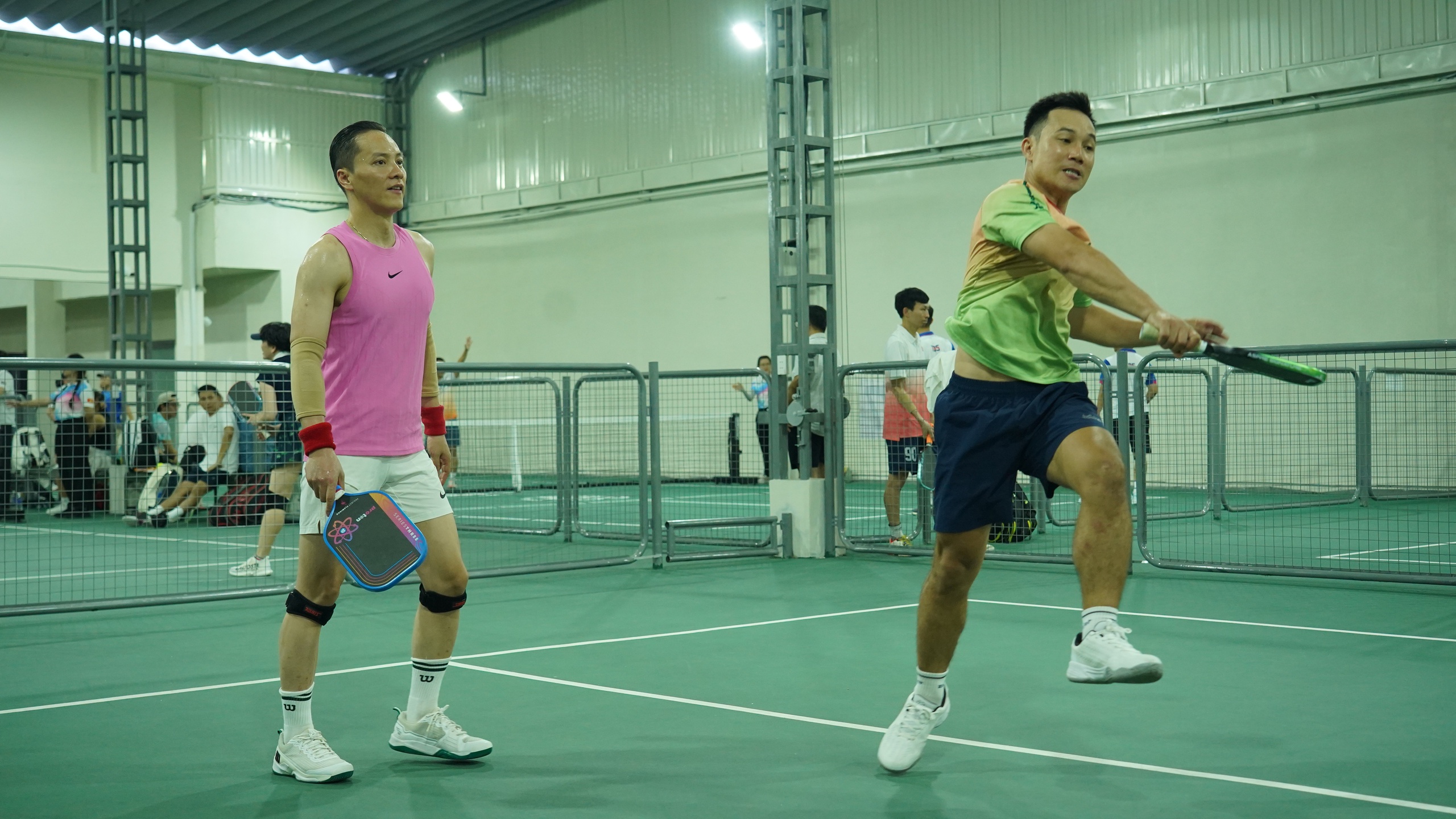Lý Hoàng Nam vô địch giải pickleball của Cơ quan đại diện Cục Truyền thông CAND TP.HCM- Ảnh 7. Lý Hoàng Nam vô địch giải pickleball của Cơ quan đại diện Cục Truyền thông CAND TP.HCM- Ảnh 7.