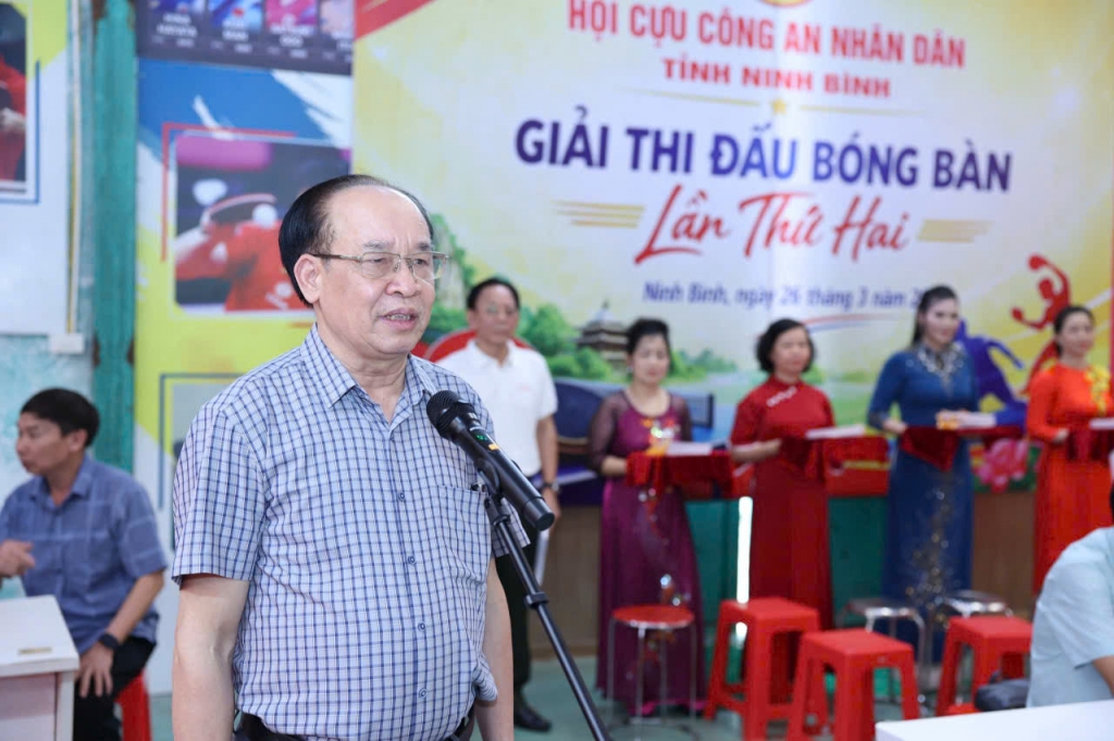 Hội Cựu CAND tỉnh Ninh Bình tổ chức thành công Giải thi đấu bóng bàn lần thứ II - năm 2026