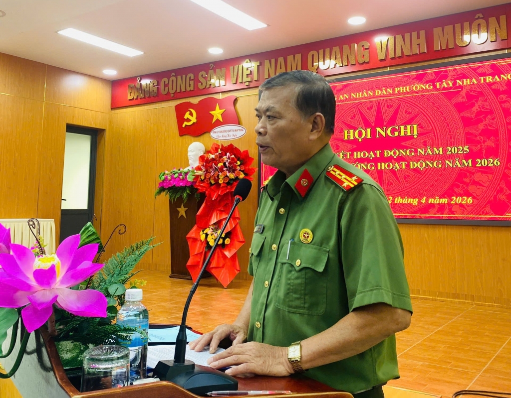 Khánh Hòa: Chi hội Cựu CAND phường Tây Nha Trang tổng kết công tác năm 2025, triển khai nhiệm vụ năm 2026