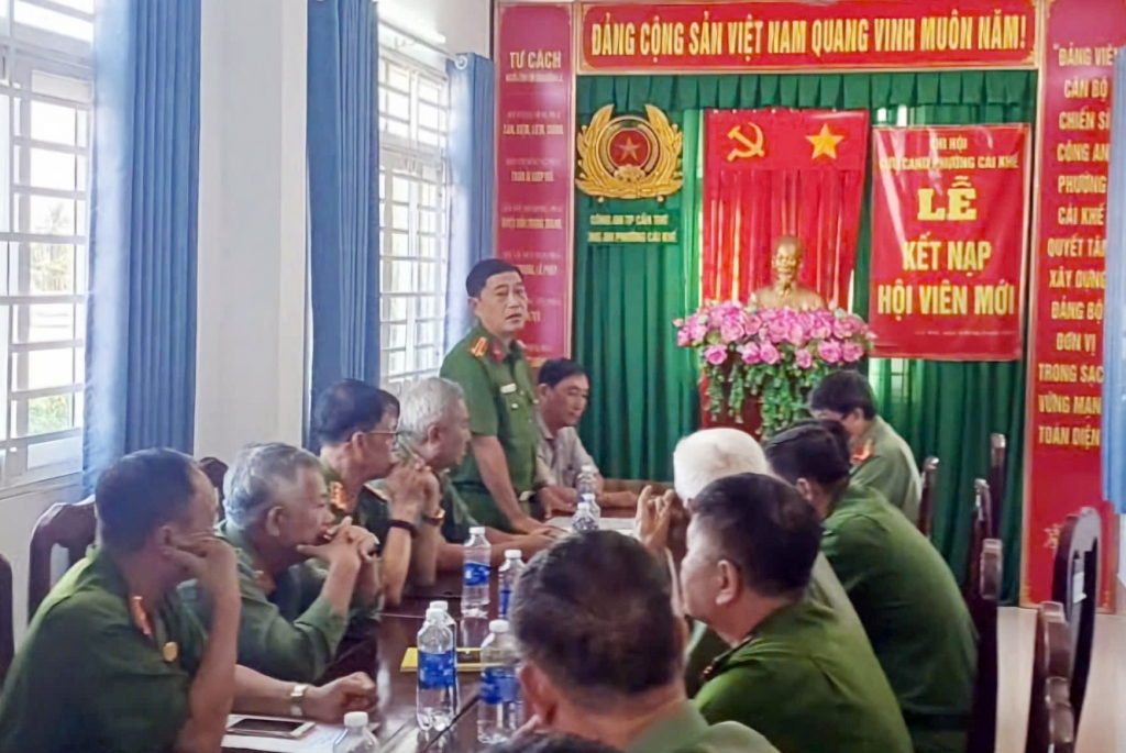 Cần Thơ: Chi hội Cựu CAND phường Cái Khế đạt nhiều kết quả nổi bật trong Quý I/2026