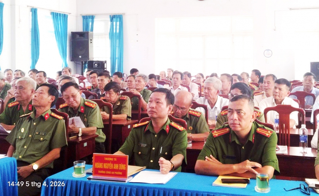 Khánh Hòa: Chi hội Cựu CAND phường Phan Rang tổng kết công tác năm 2025, triển khai nhiệm vụ năm 2026