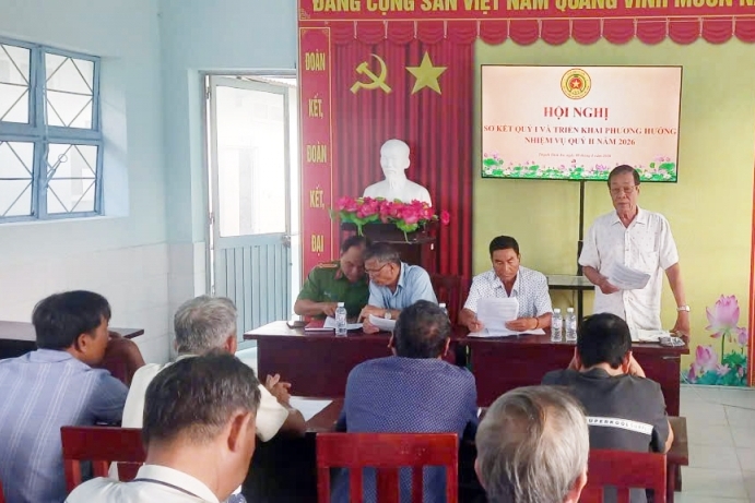 Cần Thơ: Chi hội Cựu CAND xã Thạnh Thới An sơ kết hoạt động quý I, triển khai nhiệm vụ quý II/2026