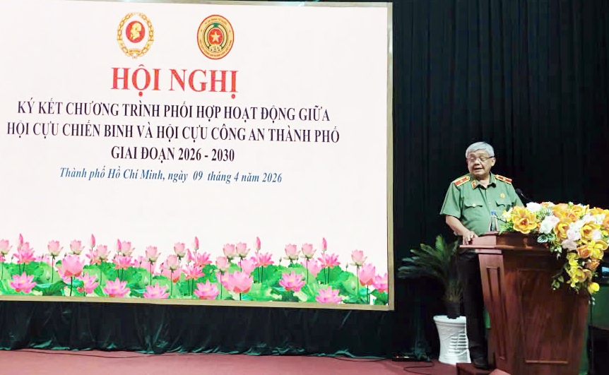 Hội Cựu Chiến binh và Hội Cựu CAND TP.HCM ký kết chương trình phối hợp hoạt động giai đoạn 2026-2030