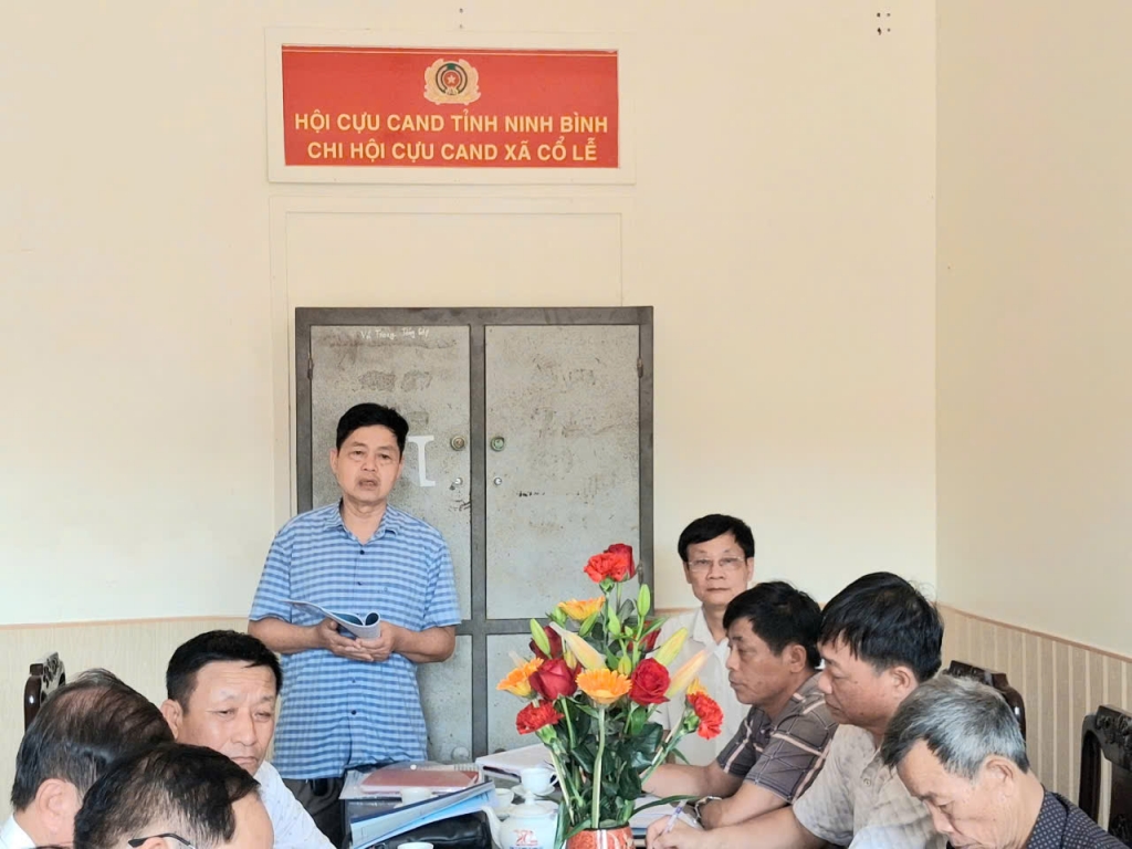 Ninh Bình: Nhiều Chi hội Cựu CAND xã đồng loạt triển khai thực hiện Điều lệ sửa đổi, bổ sung