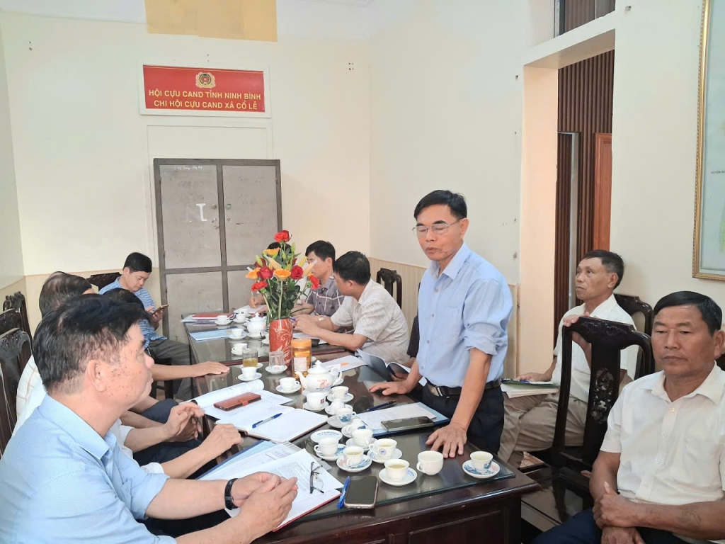 Ninh Bình: Nhiều Chi hội Cựu CAND xã đồng loạt triển khai thực hiện Điều lệ sửa đổi, bổ sung