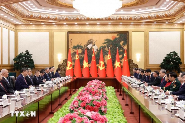 Tổng Bí thư, Chủ tịch nước Tô Lâm hội đàm với Tổng Bí thư, Chủ tịch Trung Quốc