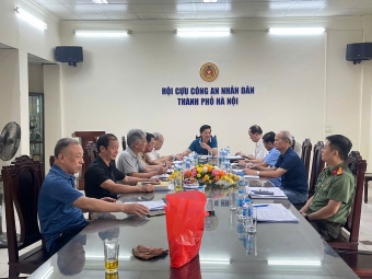 Hội Cựu CAND TP. Hà Nội triển khai nhiệm vụ trọng tâm quý II/2026