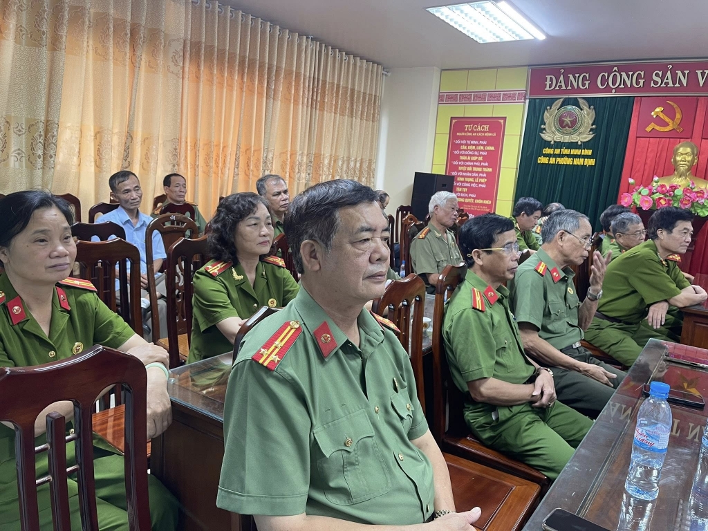 Chi hội Cựu CAND phường Nam Định: 