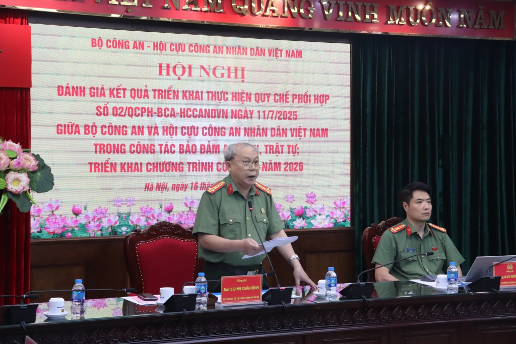 Hội Cựu CAND TP. Hà Nội phát huy vai trò trong công tác giữ gìn an ninh trật tự