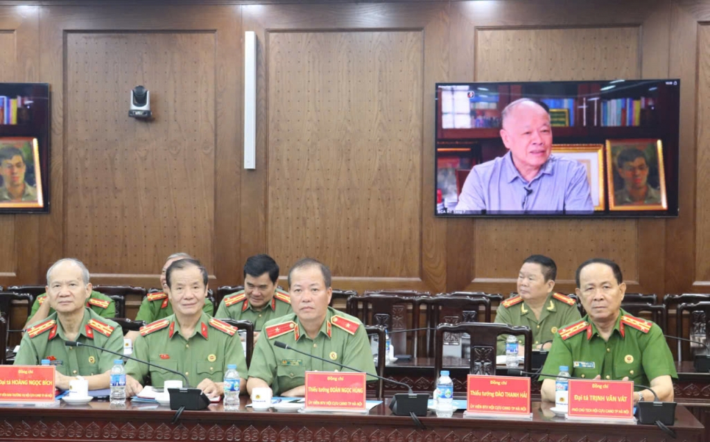 Hội Cựu CAND TP. Hà Nội phát huy vai trò trong công tác giữ gìn an ninh trật tự