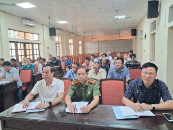 Hội Cựu CAND tỉnh Ninh Bình khu vực tỉnh Nam Định cũ tổ chức Hội nghị quán triệt, triển khai thực hiện Điều lệ sửa đổi, bổ sung