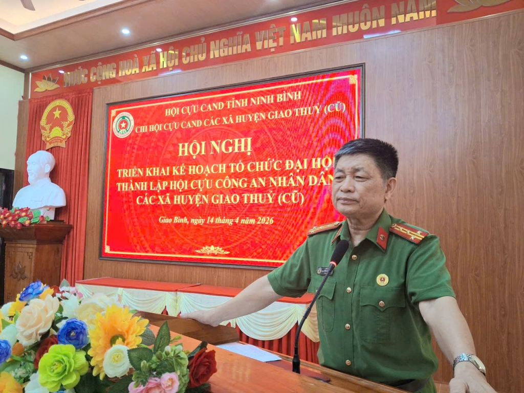 Ninh Bình: Chi hội Cựu CAND các xã khu vực Giao Thủy cũ tổ chức Hội nghị triển khai thực hiện Điều lệ sửa đổi, bổ sung