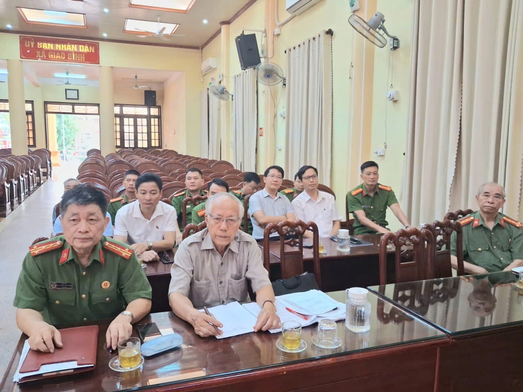 Ninh Bình: Chi hội Cựu CAND các xã khu vực Giao Thủy cũ tổ chức Hội nghị triển khai thực hiện Điều lệ sửa đổi, bổ sung