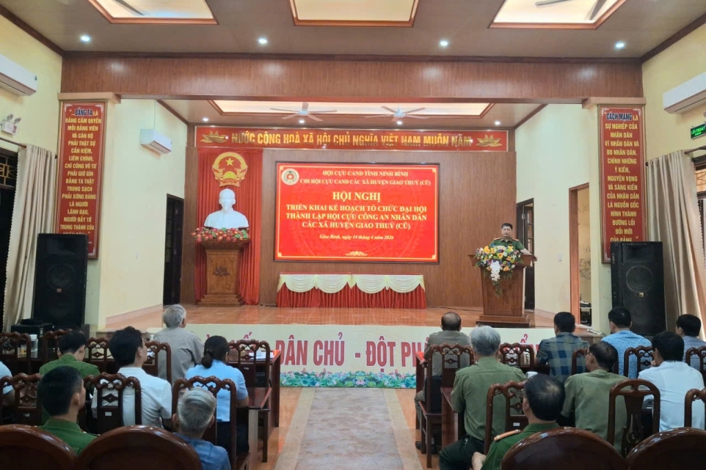 Ninh Bình: Chi hội Cựu CAND các xã khu vực Giao Thủy cũ tổ chức Hội nghị triển khai thực hiện Điều lệ sửa đổi, bổ sung