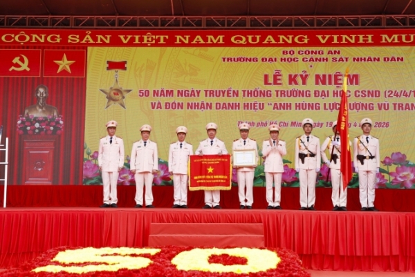 Trường Đại học CSND kỷ niệm 50 năm thành lập và đón nhận danh hiệu Anh hùng LLVTND