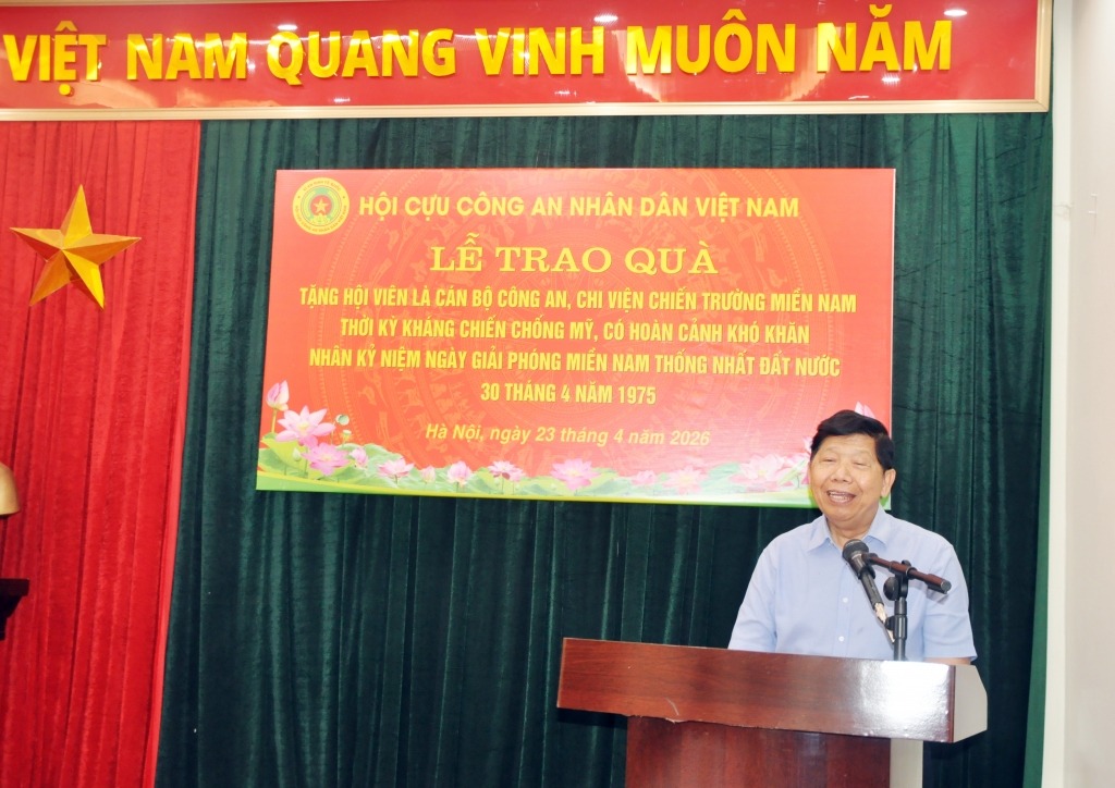 Hội Cựu CAND Việt Nam tri ân cán bộ Công an chi viện chiến trường miền Nam