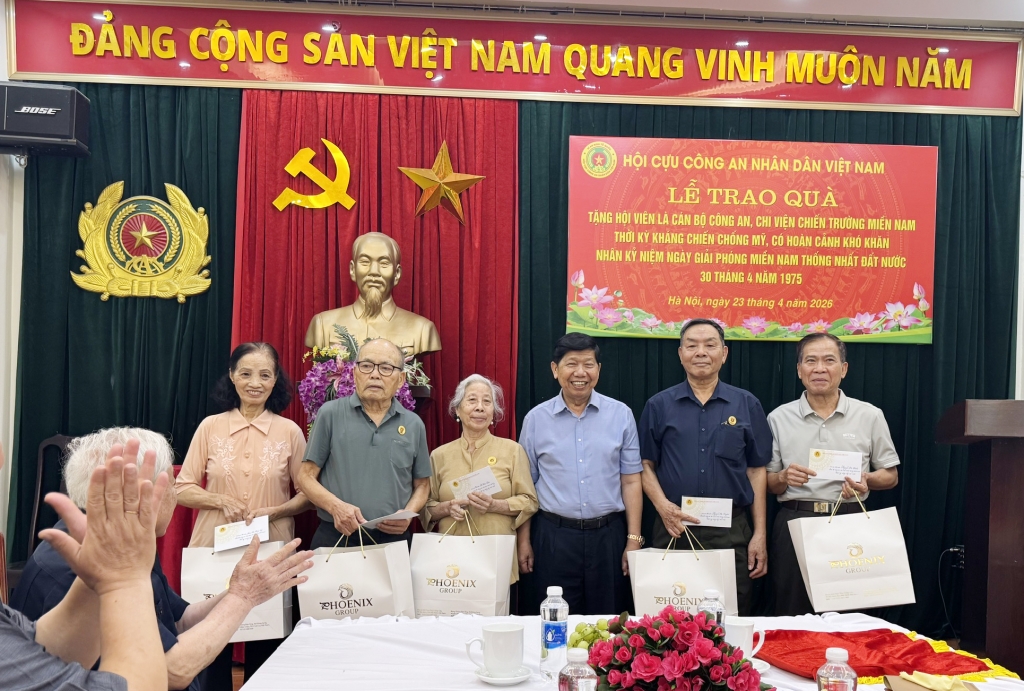 Hội Cựu CAND Việt Nam tri ân cán bộ Công an chi viện chiến trường miền Nam