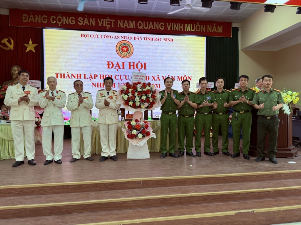 Bắc Ninh: Thành lập Hội Cựu CAND xã Văn Môn nhiệm kỳ 2026   2031