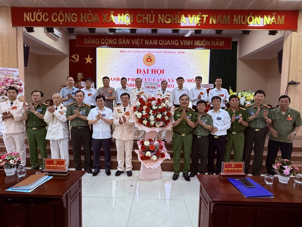 Bắc Ninh: Thành lập Hội Cựu CAND xã Văn Môn nhiệm kỳ 2026 - 2031