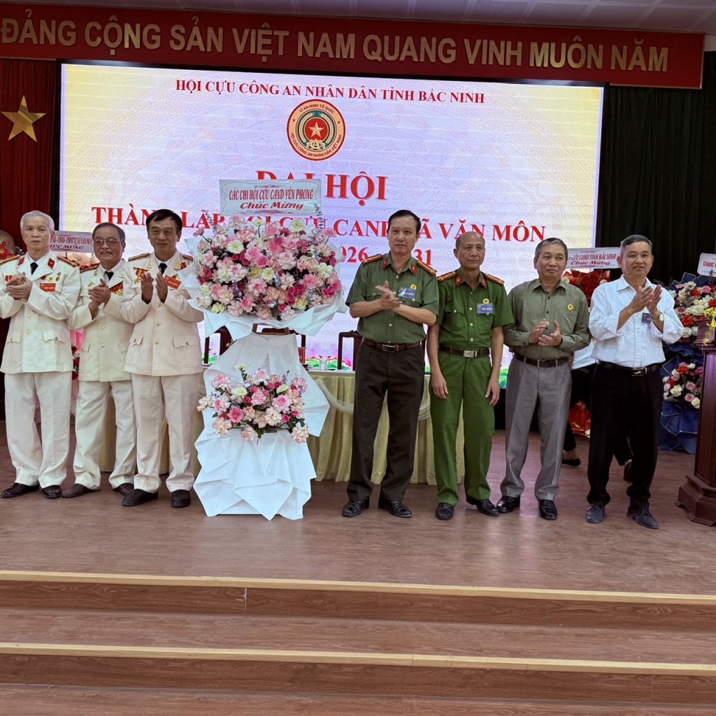 Bắc Ninh: Thành lập Hội Cựu CAND xã Văn Môn nhiệm kỳ 2026   2031